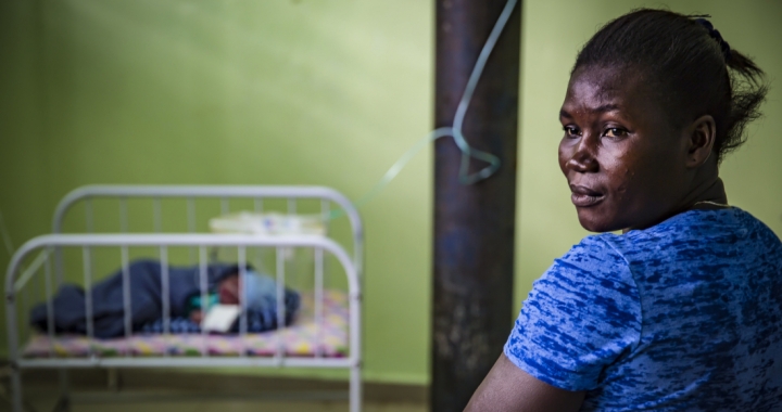 Haitian patient receives care in Hospital Ramon Matias Mella, DR. Credit European Union, licensed under CC BY-NC-ND 2.0