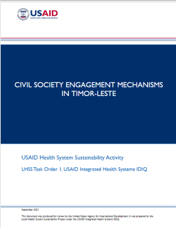 Screen shot of report cover