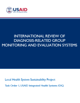 Cover of report showing title and USAID logo