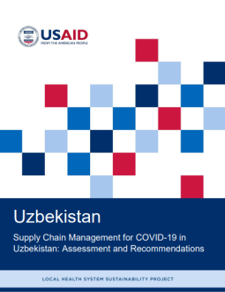 Cover of report showing title and USAID logo