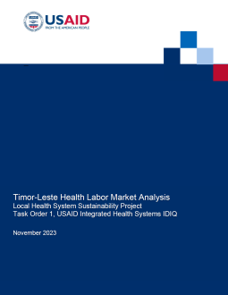 Timor-Leste Health Labor Market Analysis