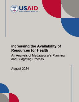 Increasing the Availability of Resources for Health - Cover Photo