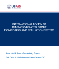 Cover of report showing title and USAID logo