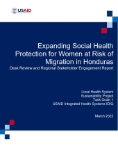 Cover of report showing title and USAID logo