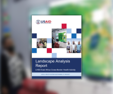 Report cover with title name and USAID logo