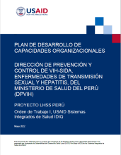 Report cover with title name and USAID logo