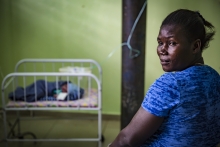 Haitian patient receives care in Hospital Ramon Matias Mella, DR. Credit European Union, licensed under CC BY-NC-ND 2.0