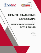 Health Financing Landscape in the Democratic Republic of the Congo